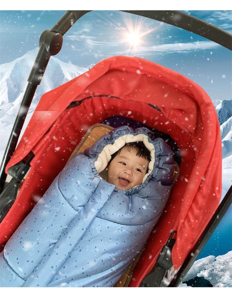Newborn Winter Baby Sleeping Bag for Strollers